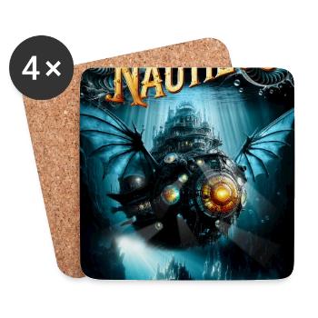 Nautilus - Dessous de verre (lot de 4) - blanc - Devant