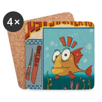 Sushi Starter Kit Poster - Coasters (set of 4) - white - Front