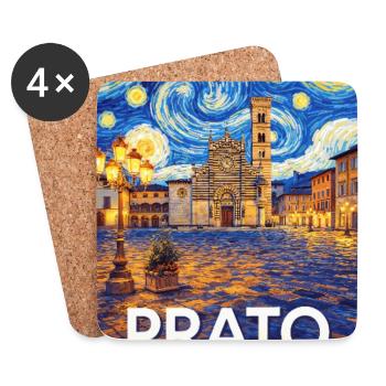 Prato, Italien. - Untersetzer (4er-Set) - Weiß - Vorne
