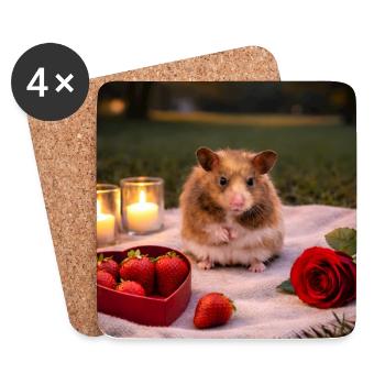 Chico 11: Valentine's Day 2026 - Coasters (set of 4) - white - Front