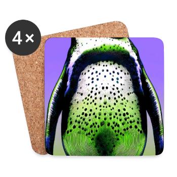 penguin - Coasters (set of 4) - white - Front
