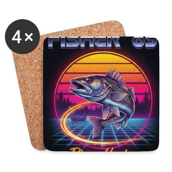 River Hunter - Untersetzer (4er-Set) - Weiß - Vorne