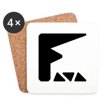 Aife - Classic - Light - Coasters (set of 4) - white - Front