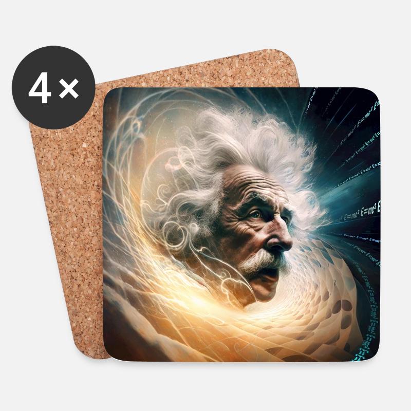Albert MC2 - Coasters (set of 4) - white
