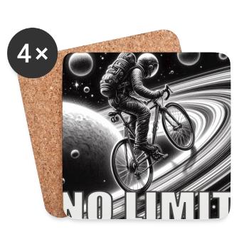 NO LIMIT - Coasters (set of 4) - white - Front