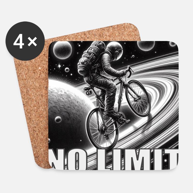 NO LIMIT - Coasters (set of 4) - white