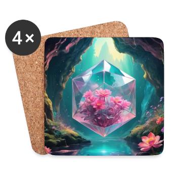 Magic Cave - Coasters (set of 4) - white - Front