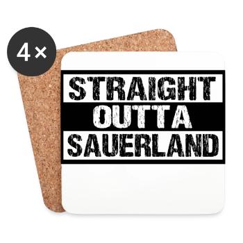 Sauerland - Untersetzer (4er-Set) - Weiß - Vorne