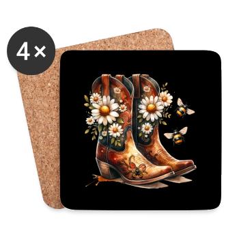Line dancing my hobby - my passion - my thing - Coasters (set of 4) - white - Front