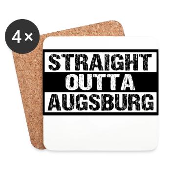 Augsburg - Untersetzer (4er-Set) - Weiß - Vorne