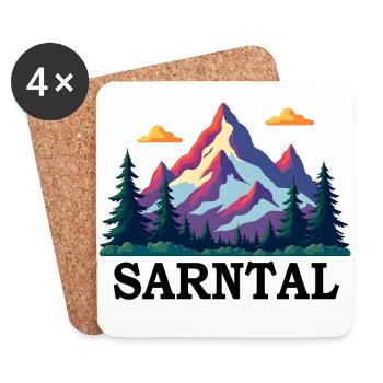 Sarntal - Coasters (set of 4) - white - Front