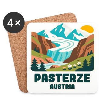 Pasterze Glacier - Dessous de verre (lot de 4) - blanc - Devant