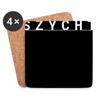 SZYCHT // Kattowitz Edition - Untersetzer (4er-Set) - Weiß - Vorne