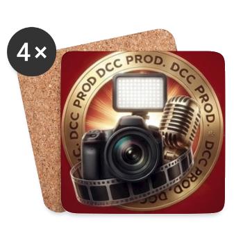 Cinema & Podcast: Pro Equipment - Coasters (set of 4) - white - Front