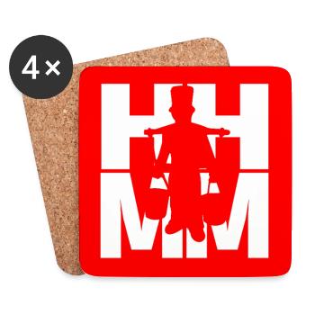 Hamburg Original with Water Carrier Hummel Hummel - Coasters (set of 4) - white - Front