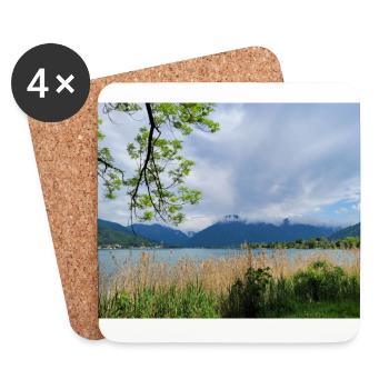 die Harmonie der Natur - Untersetzer (4er-Set) - Weiß - Vorne