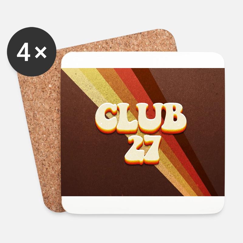 Club 27 - Untersetzer (4er-Set) - Weiß