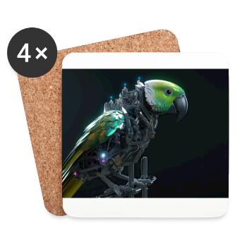 Digital Paradise - Coasters (set of 4) - white - Front