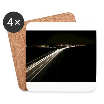 Speed - Coasters (set of 4) - white - Front