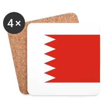 Bahrain - Coasters (set of 4) - white - Front