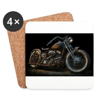 Bobber - Untersetzer (4er-Set) - Weiß - Vorne