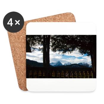 Mystic Landscape - Untersetzer (4er-Set) - Weiß - Vorne