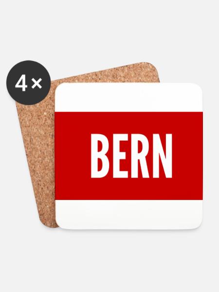Bern - Untersetzer (4er-Set) - Weiß