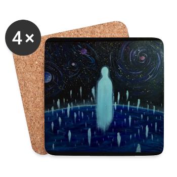 Many of Us! - Coasters (set of 4) - white - Front