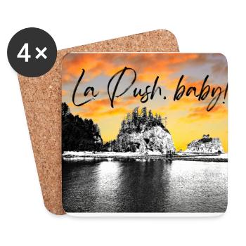 La Push baby! Illustration - Coasters (set of 4) - white - Front