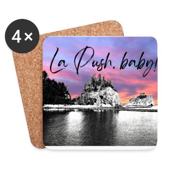 La Push, baby! Illustration - Coasters (set of 4) - white - Front
