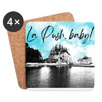 La Push, baby! Illustration - Coasters (set of 4) - white - Front
