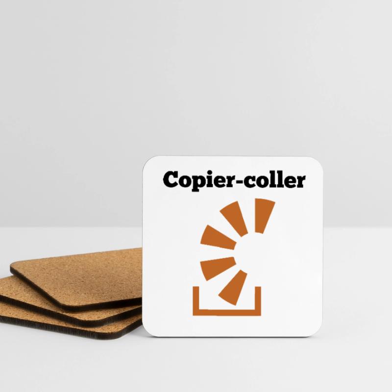 Copier Coller Programmer Software Developer Nerd G Untersetzer (4er-Set)