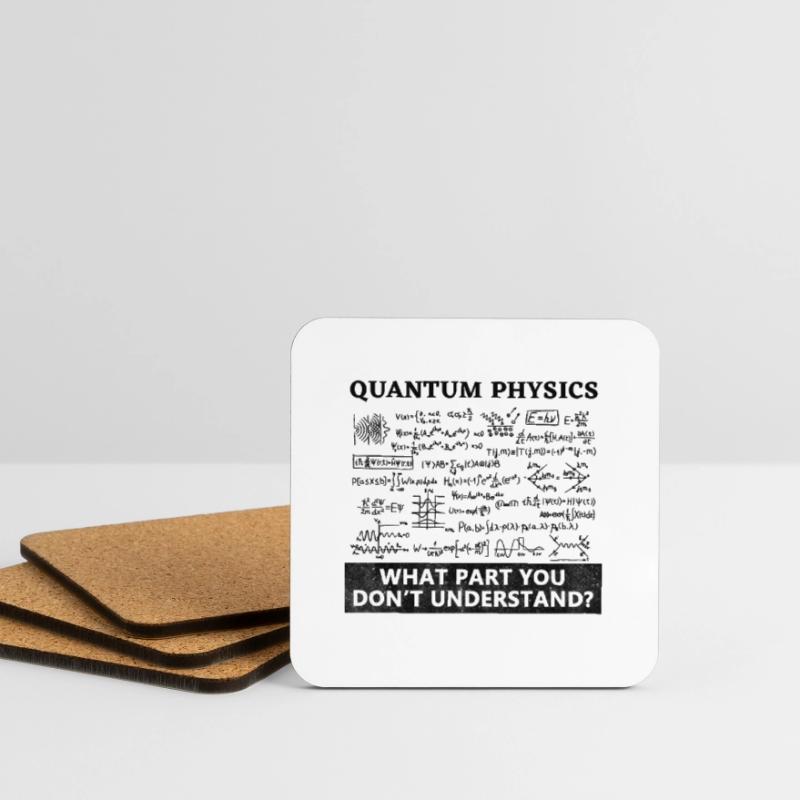 Quantum Physics Quantum Physics Coasters (set of 4)
