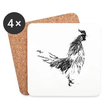 tap - Coasters (set of 4) - white - Front