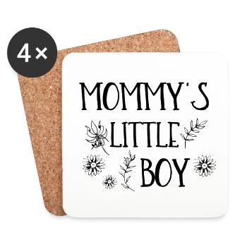 MOMMY'S LITTLE BOY - Coasters (set of 4) - white - Front