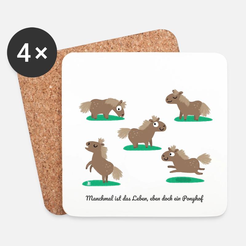 They called it a cookie - Coasters (set of 4) - white