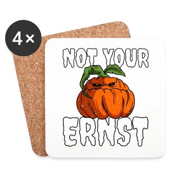 Not Your Ernst - Untersetzer (4er-Set) - Weiß - Vorne