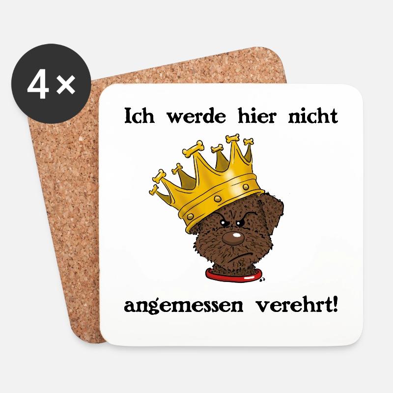 Verehrung1 3 - Untersetzer (4er-Set) - Weiß