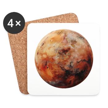 Mars - Coasters (set of 4) - white - Front