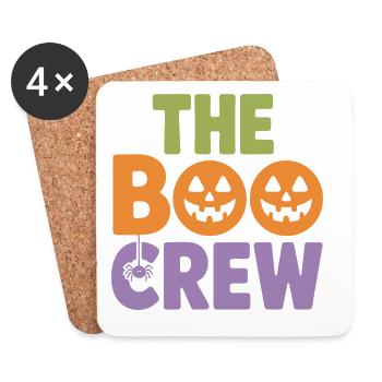 The Boo Crew Halloween Pumpkins - Coasters (set of 4) - white - Front