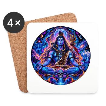 Shiva - Untersetzer (4er-Set) - Weiß - Vorne