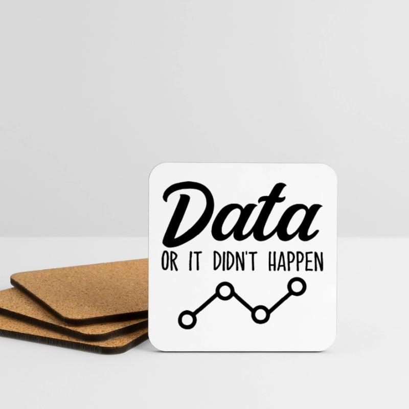 Daten oder es ist nicht passiert Data Analyst Data Tees Untersetzer (4er-Set)