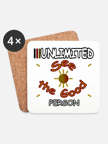 See the Good - Untersetzer (4er-Set) - Weiß