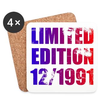 33e anniversaire Edition limitée 12/1991 - Dessous de verre (lot de 4) - blanc - Devant