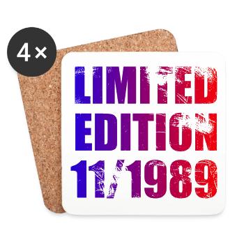 35e anniversaire Edition limitée 11/1989 - Dessous de verre (lot de 4) - blanc - Devant