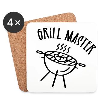 Grill Master - Untersetzer (4er-Set) - Weiß - Vorne