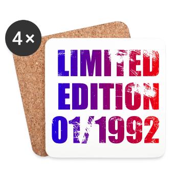 33e anniversaire Edition limitée 01/1992 - Dessous de verre (lot de 4) - blanc - Devant