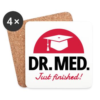 Doctor - Coasters (set of 4) - white - Front