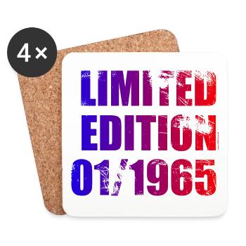 60e anniversaire Edition limitée 01/1965 - Dessous de verre (lot de 4) - blanc - Devant