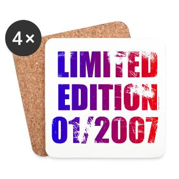 18ème Anniversaire Edition Limitée 01/2007 - Dessous de verre (lot de 4) - blanc - Devant